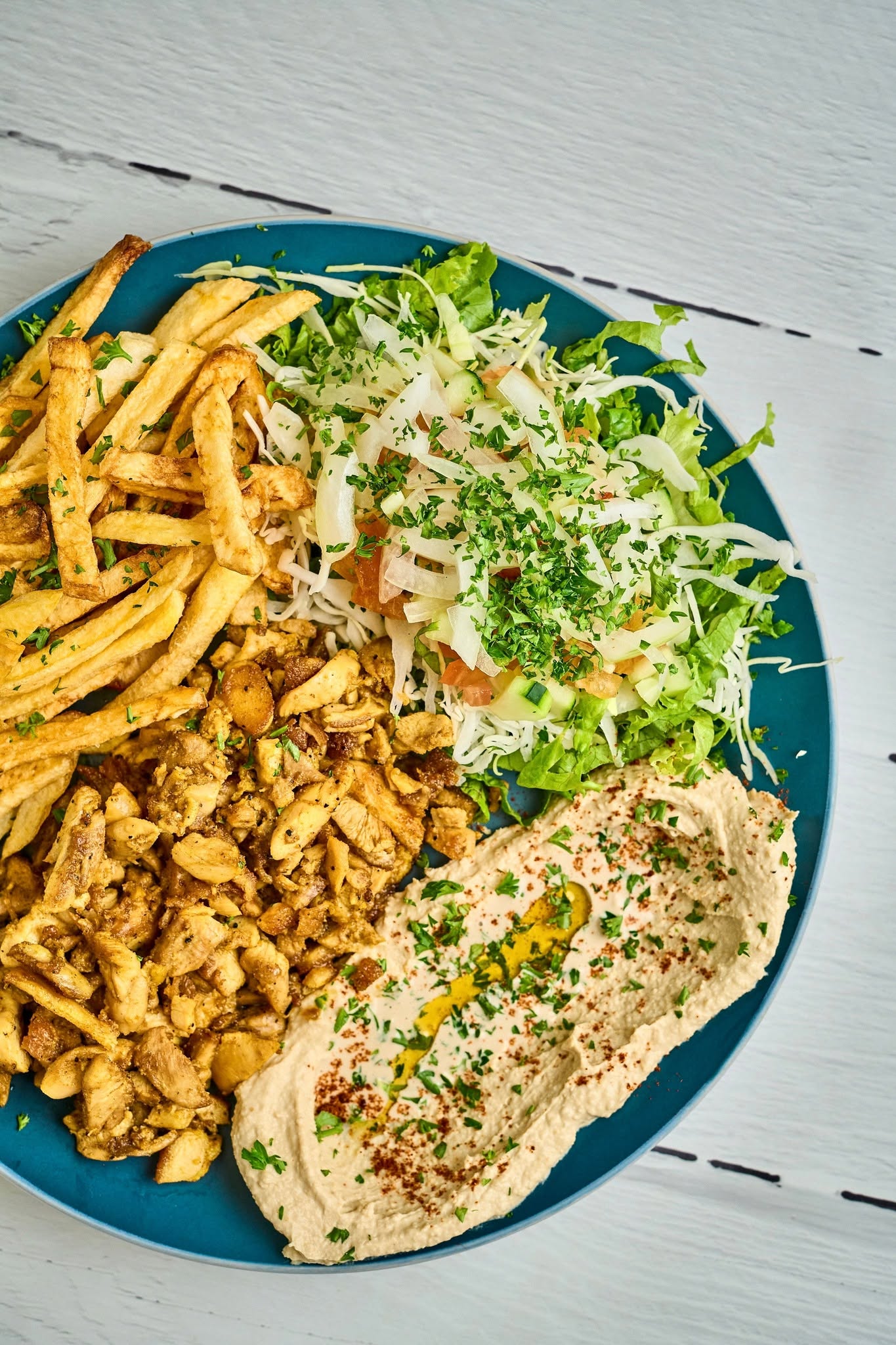 Plato de shuwarma